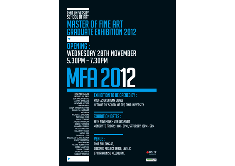 Master Of Fine Art graduate Exhibition